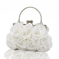 Rose Silk Bridal Bag – Women's Wedding Banquet Clutch
