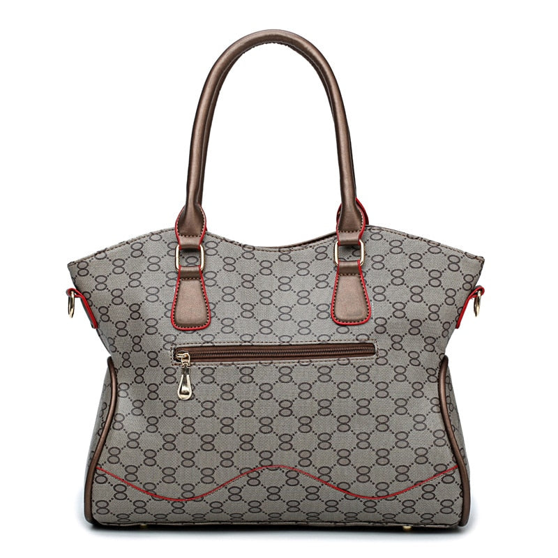 Large PU Leather Handbag Set – Women's Messenger Bag
