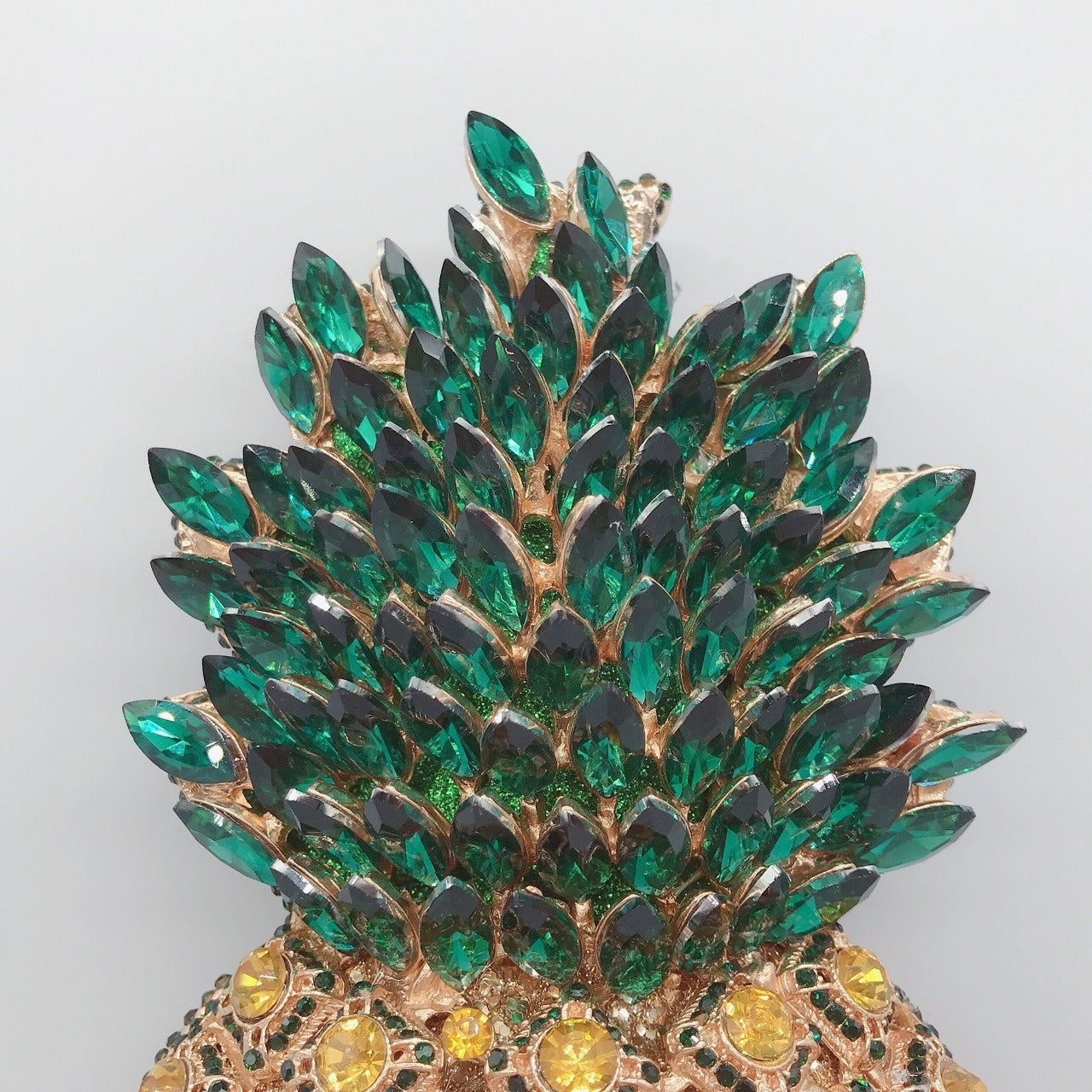 Pineapple Diamond Clutch Bag – Fruit Banquet Evening Purse