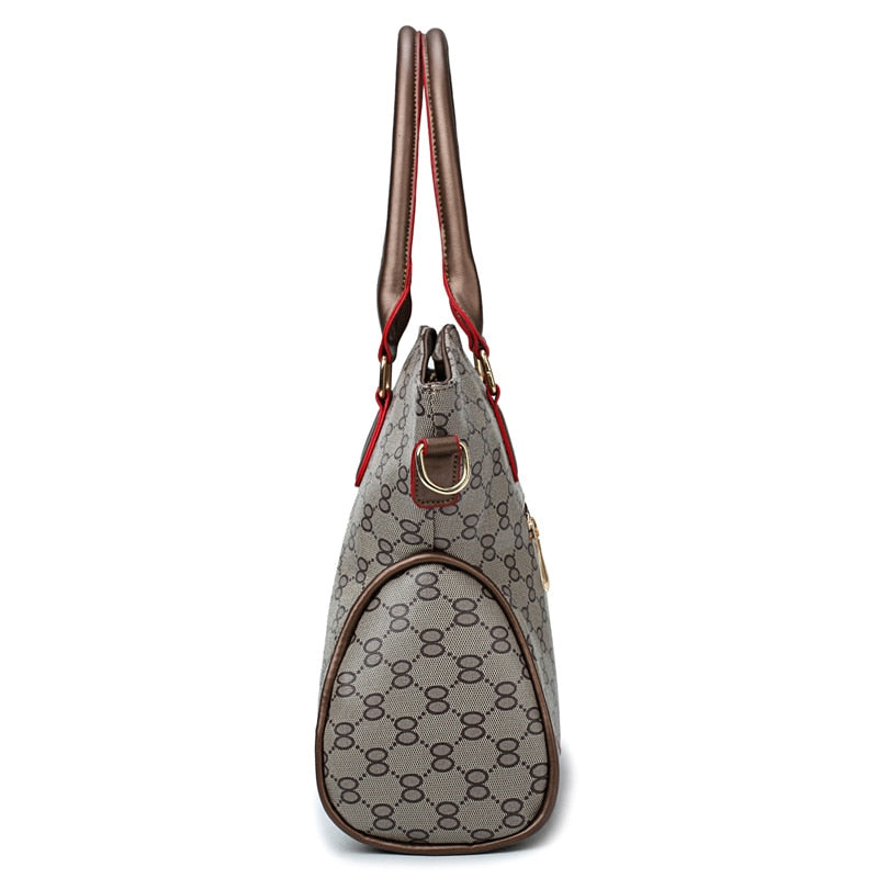Large PU Leather Handbag Set – Women's Messenger Bag