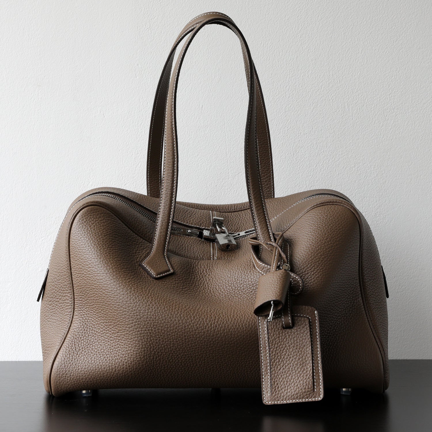 Genuine Leather Crossbody Bag – Women's Structured Handbag
