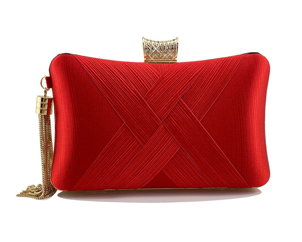 Diamond Tassel Banquet Bag – Evening Shoulder Clutch
