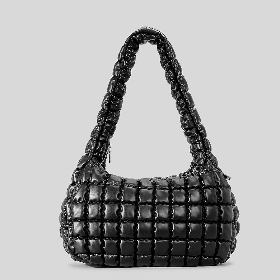 Cloud Shoulder Bag – Large Capacity Cotton Crossbody Bag