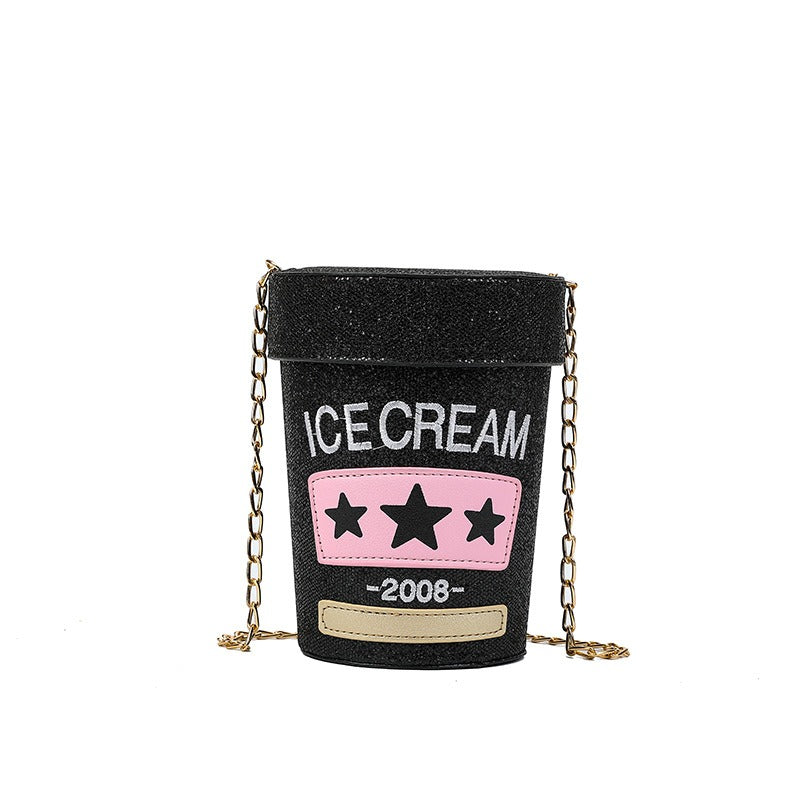 Sequin Laser Round Crossbody Bag – Women's Mini Circle Purse