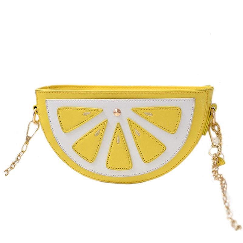 Fruit Handbags Watermelon Bag Pocket Lemon Shoulder Bags Cartoon Crossbody Bags