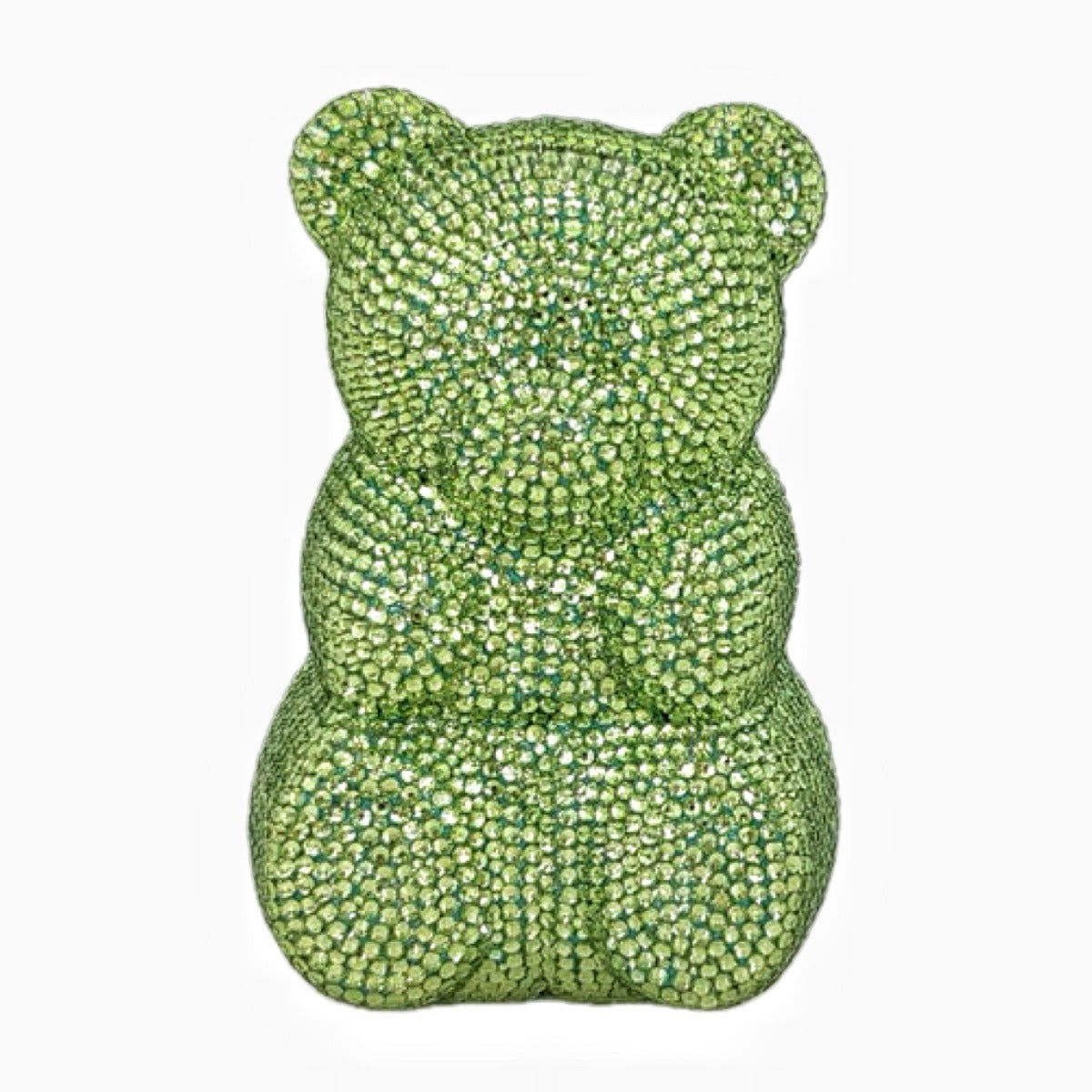 Little Bear Diamond Clutch – Luxury Animal Banquet Handbag