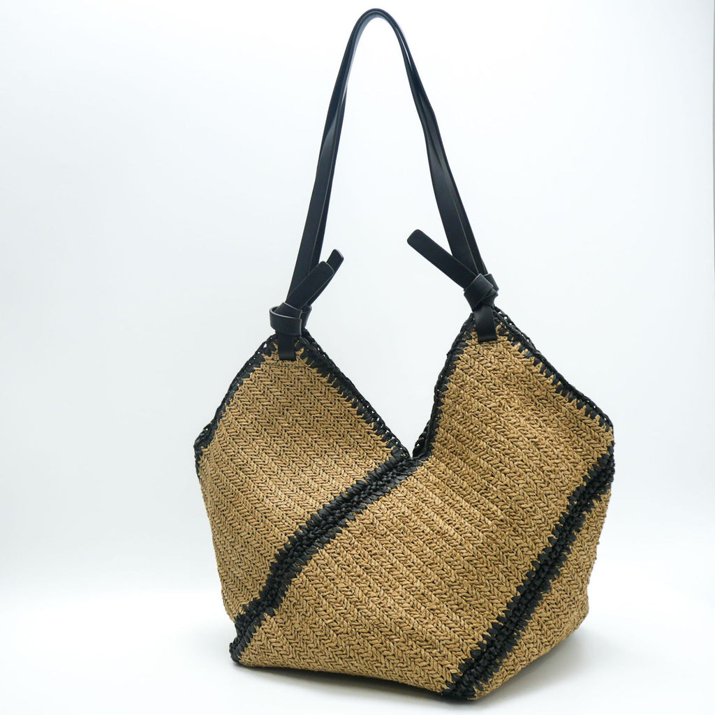 Woven Straw Beach Tote Bag – Large Capacity Shoulder Bag