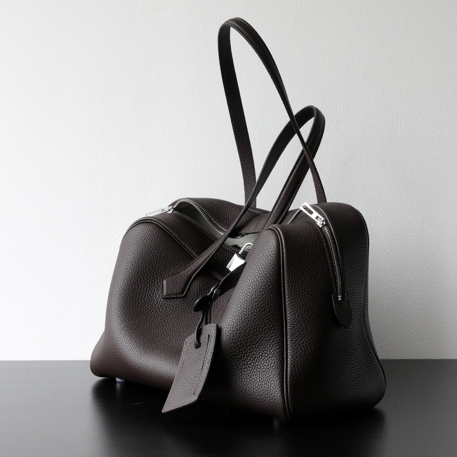 Genuine Leather Crossbody Bag – Women's Structured Handbag