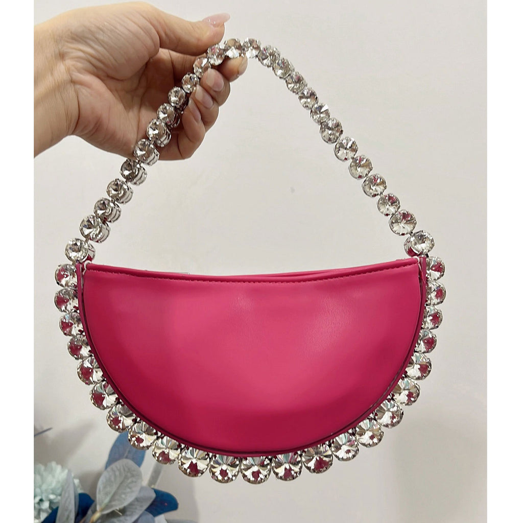 Sequin Diamond Clutch Bag – Women's Rhinestone Evening Purse
