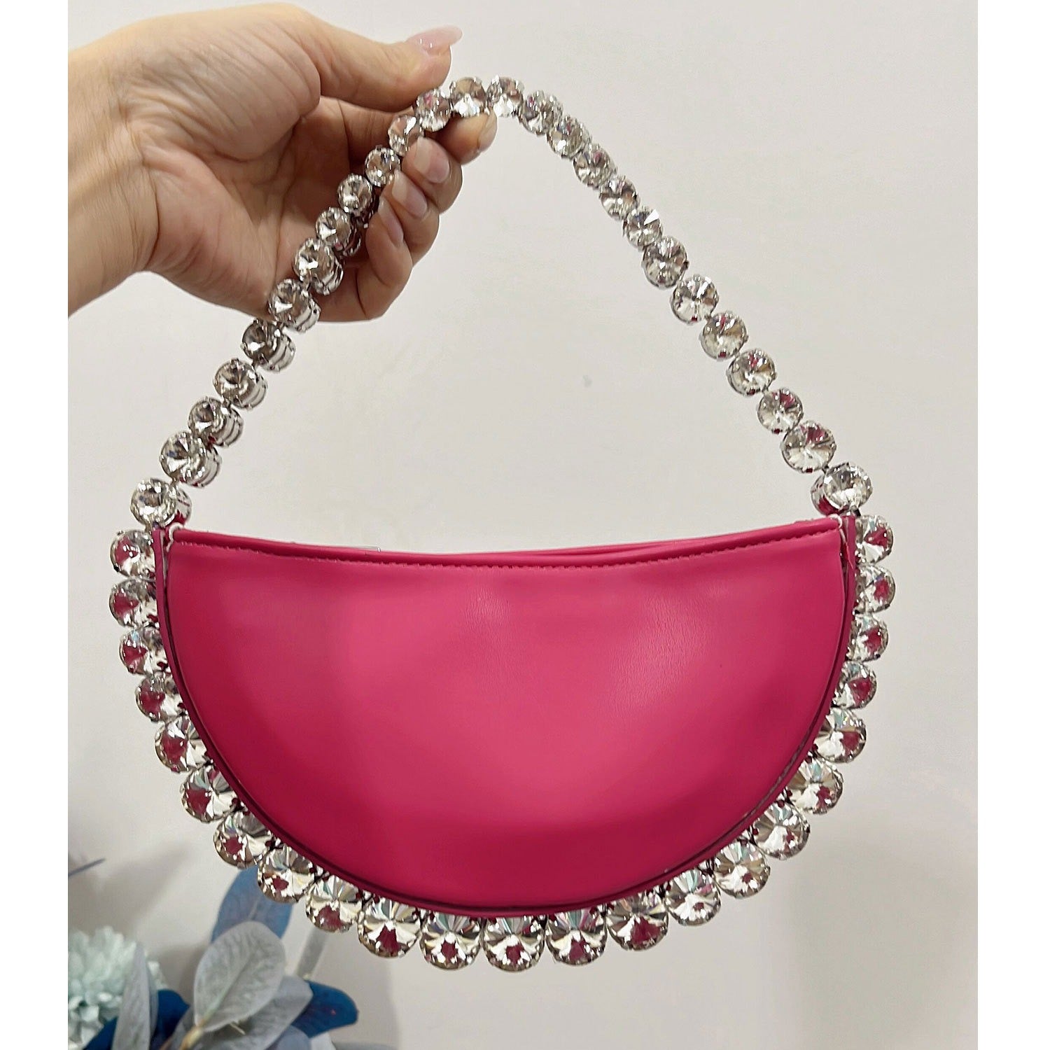 Sequin Diamond Clutch Bag – Women's Rhinestone Evening Purse