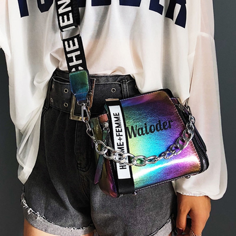 Summer Women Letter Shoulder Bags Female Handbag PU Messenger Bags For Ladies Exquisite Crossbody Bucket Bag