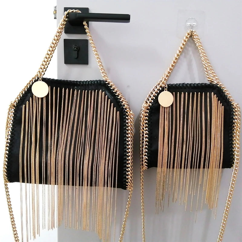 Tassel Chain Crossbody Bag – Designer Shoulder Dinner Bag