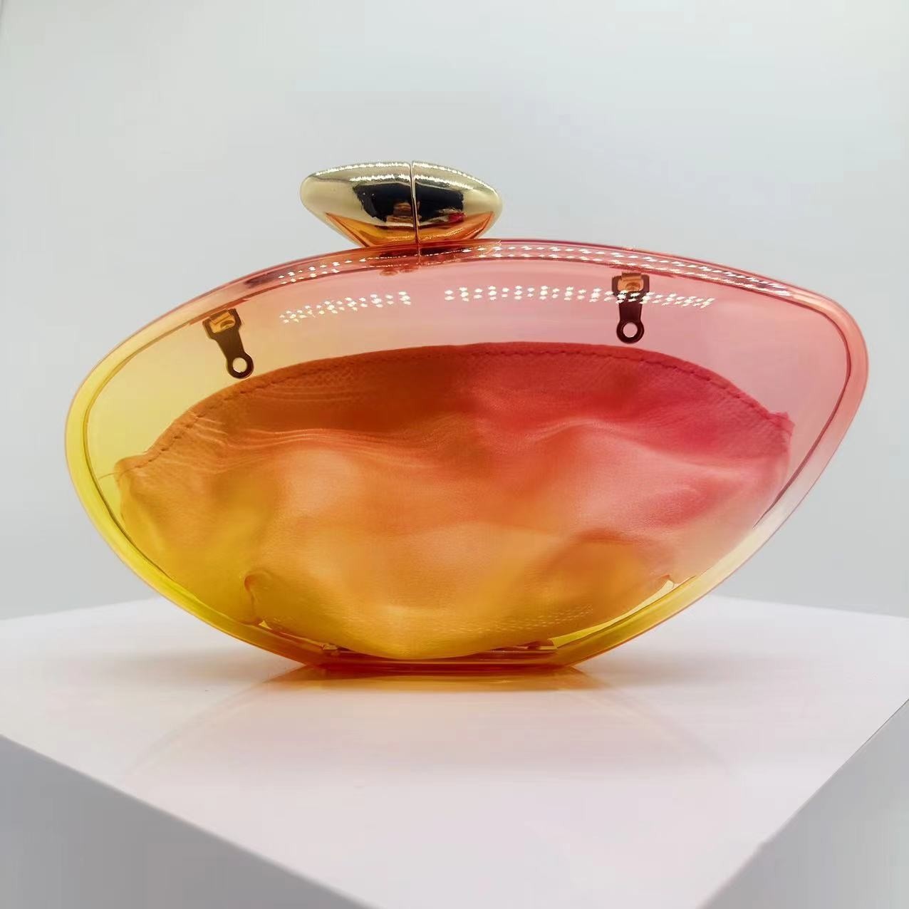 Acrylic Dinner Clutch Bag – Minimalist Transparent Evening Bag