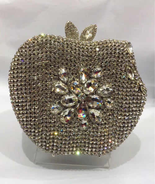 Apple Diamond Banquet Bag – Women's Novelty Evening Clutch