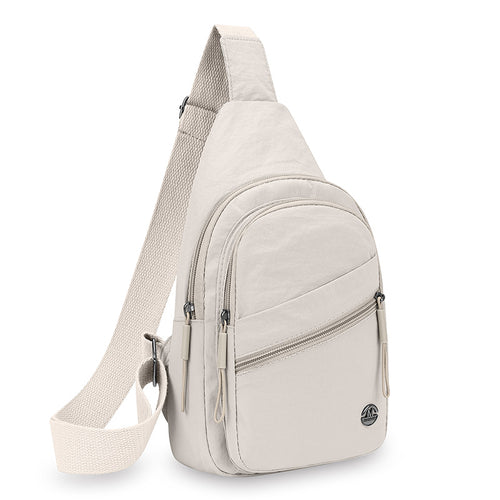 Chest bag large capacity solid color