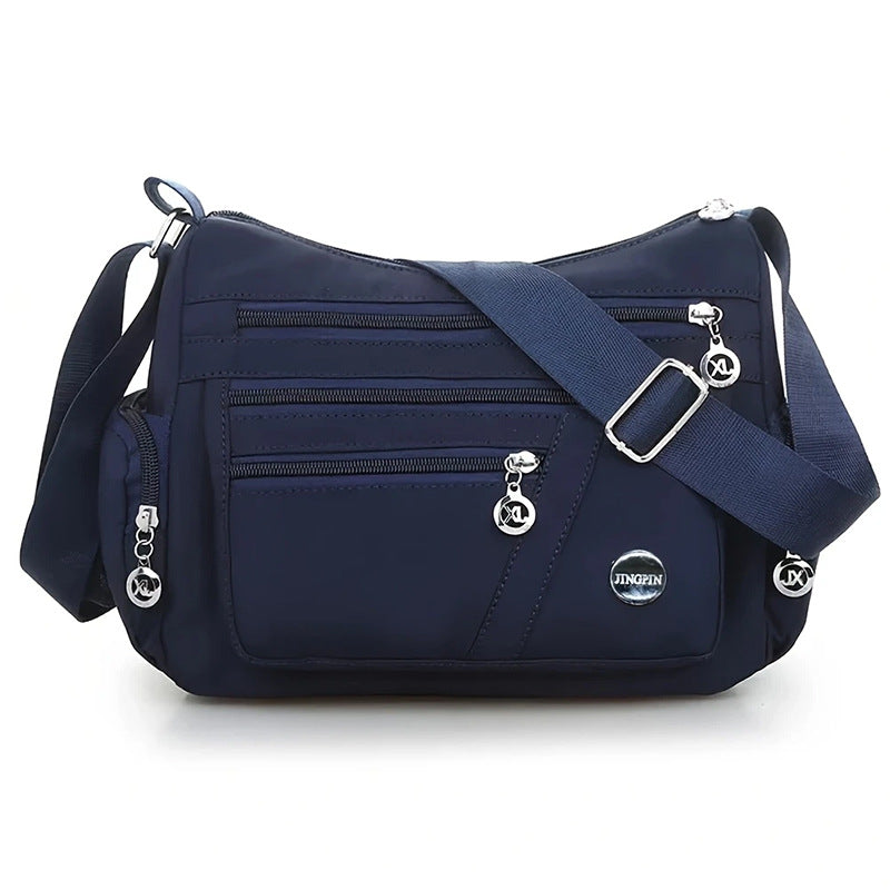 Multi-compartment single-shoulder crossbody bag for women, lightweight, large-capacity single-shoulder bag