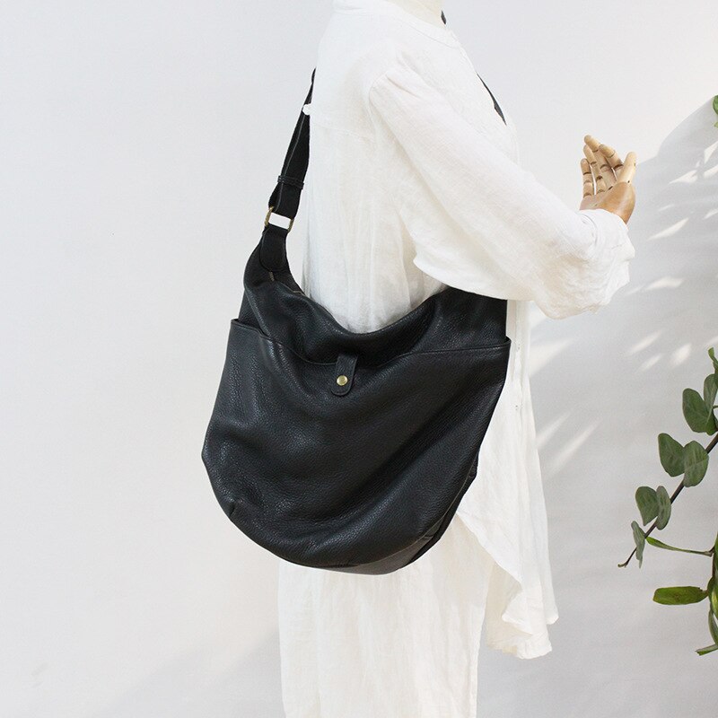 Genuine Leather Bags New Ladies Bags European and American Fashion Large Capacity Shoulder Casual Bags Messenger Bags