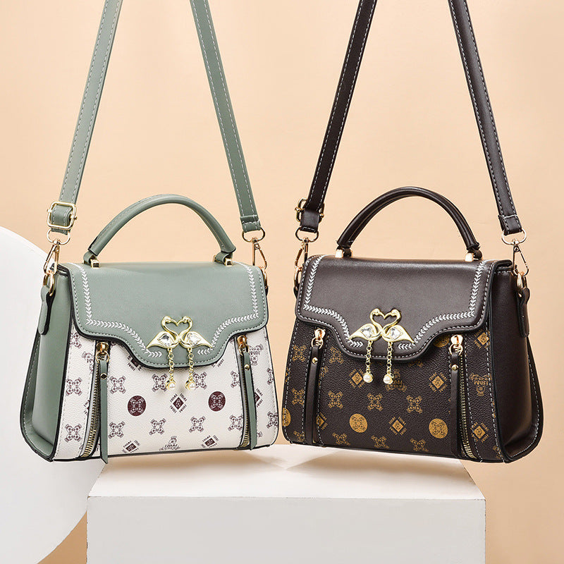 Crossbody handbag small square bag women's bag