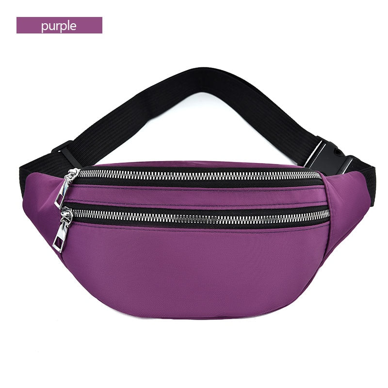 Waterproof Fanny Pack – Women's Waist Bum Bag Travel Bag
