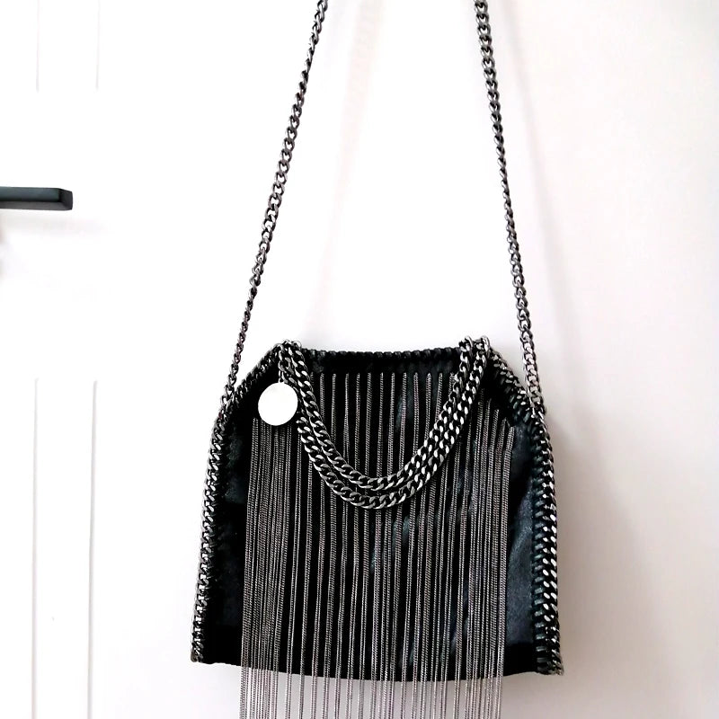 Tassel Chain Crossbody Bag – Designer Shoulder Dinner Bag