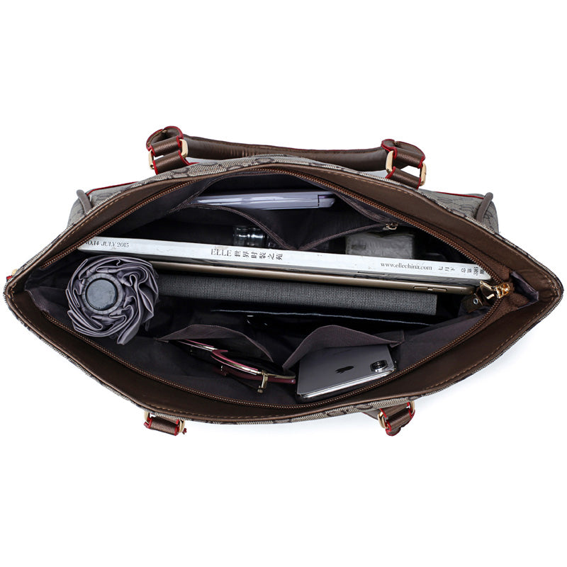 Large PU Leather Handbag Set – Women's Messenger Bag