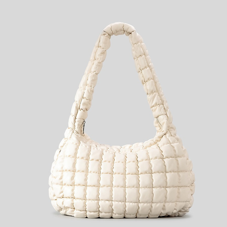 Cloud Shoulder Bag – Large Capacity Cotton Crossbody Bag