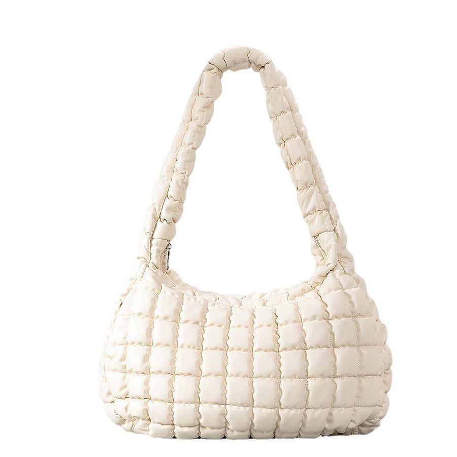 Cloud Shoulder Bag – Large Capacity Cotton Crossbody Bag
