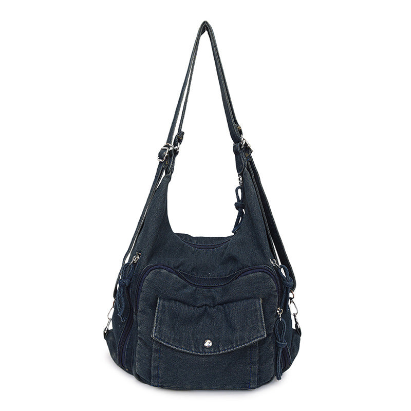 Japanese Harajuku Style Large Capacity Tote Bag for Women, Casual Versatile Multi-functional Backpack, Shoulder Crossbody Bag