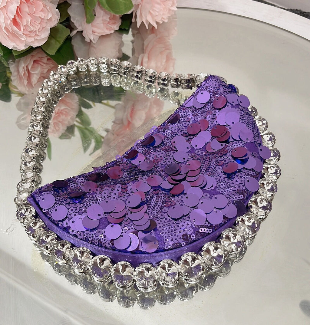 Diamond Rhinestone Evening Bag – Women's Glam Clutch Purse