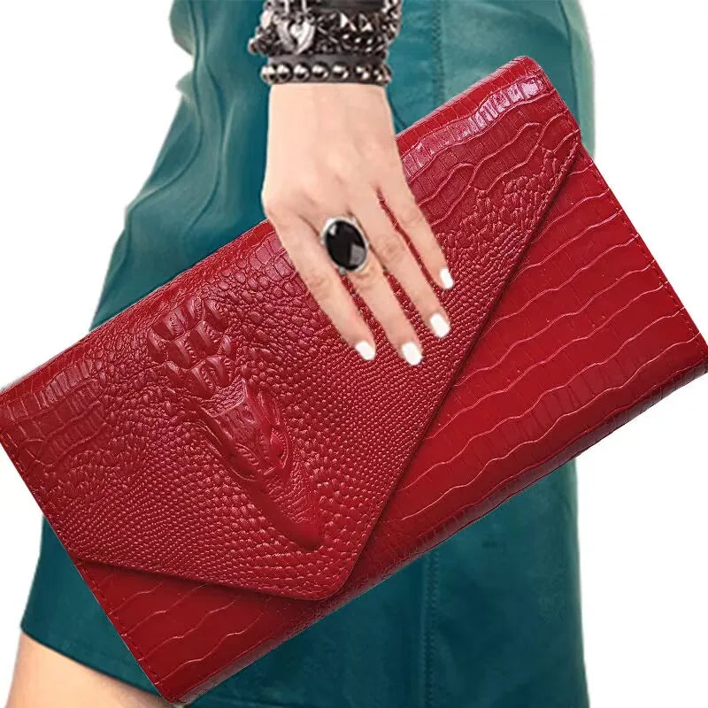 Snakeskin Chain Shoulder Bag – Korean Fashion Crossbody Bag