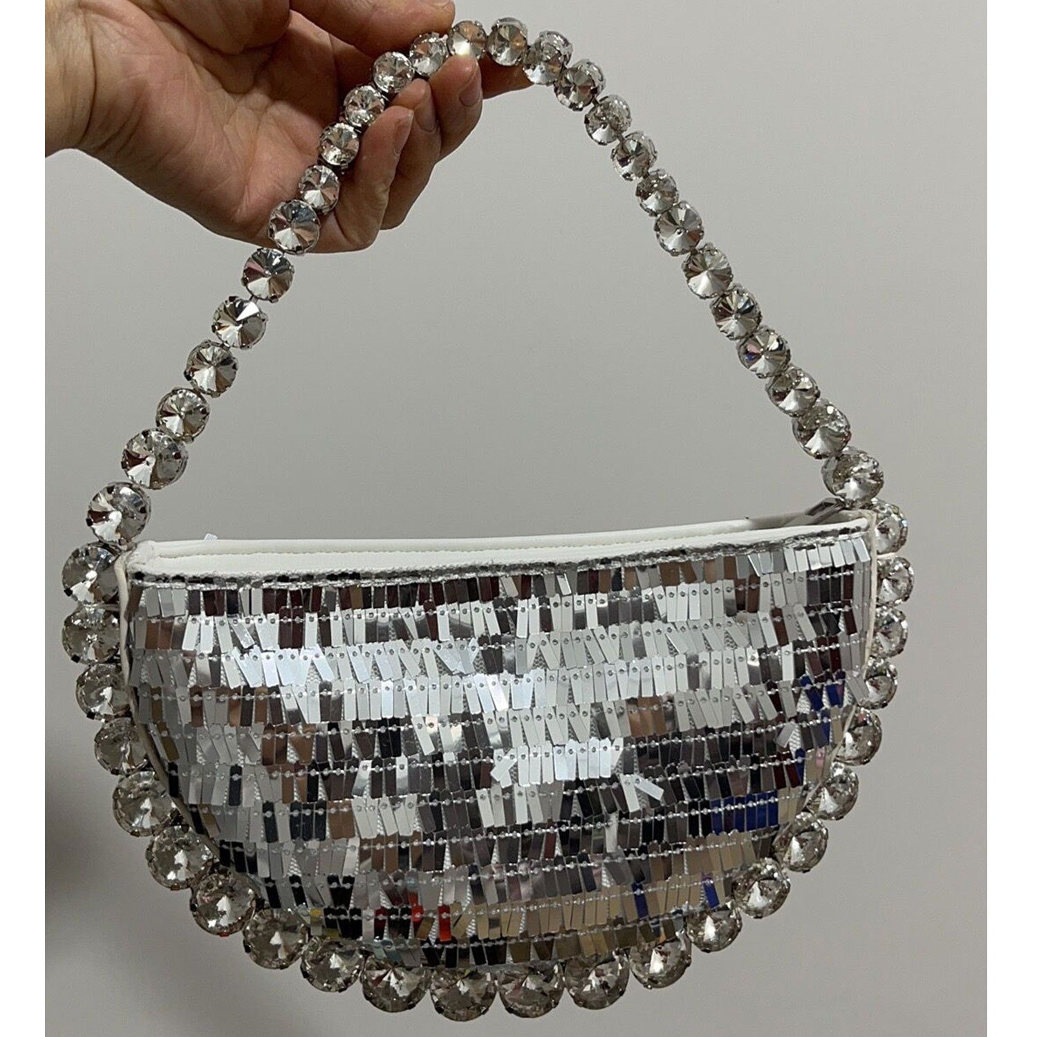 Diamond Rhinestone Evening Bag – Women's Glam Clutch Purse