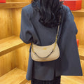 Underarm Bag Fashionable New Trendy Crossbody Shoulder Bag with Double Straps, PU Leather Texture, Women's Handbag