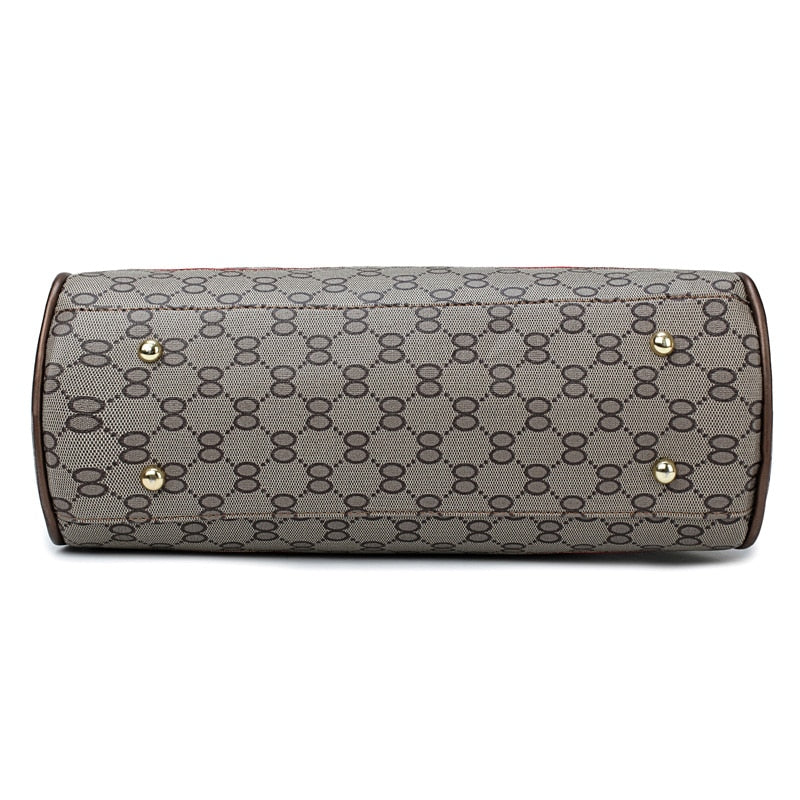 Large PU Leather Handbag Set – Women's Messenger Bag