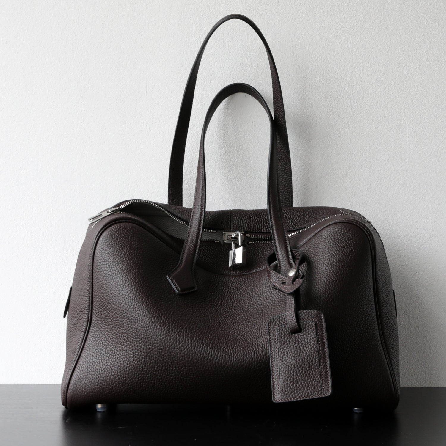 Genuine Leather Crossbody Bag – Women's Structured Handbag