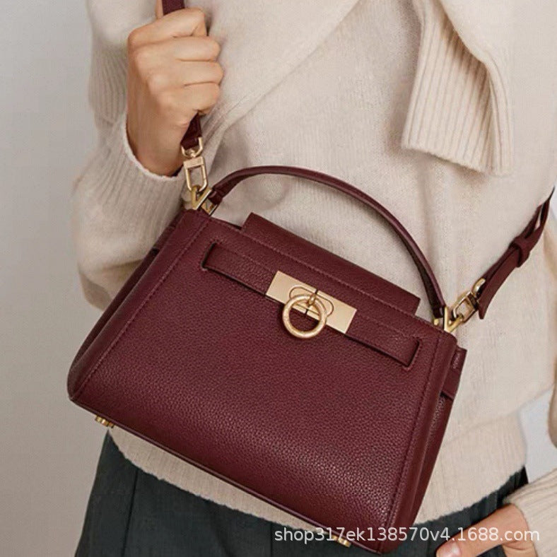 Chic Genuine Leather Handbag for Women Madison Shoulder Tote Bag Crossbody Bag Commute Bag