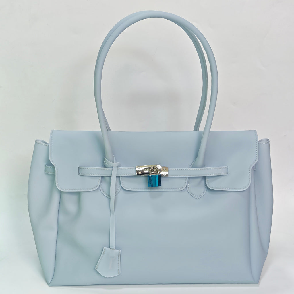 Jellyfirkin New Summer Style Kiiikiii Jelly Tote Shoulder Bag Large Capacity Underarm Bag