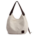 Piler Large Women Handbag Bag Canvas Zipper Pockets Brand Ladies Shoulder Bags Casual Large Women Bags Luxury Ladies Hand Bags