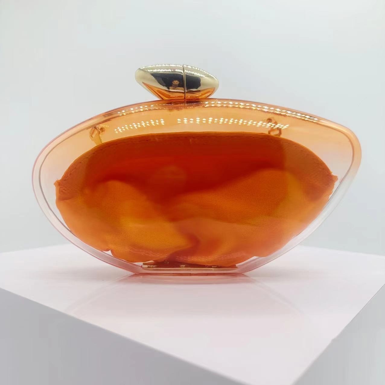 Acrylic Dinner Clutch Bag – Minimalist Transparent Evening Bag