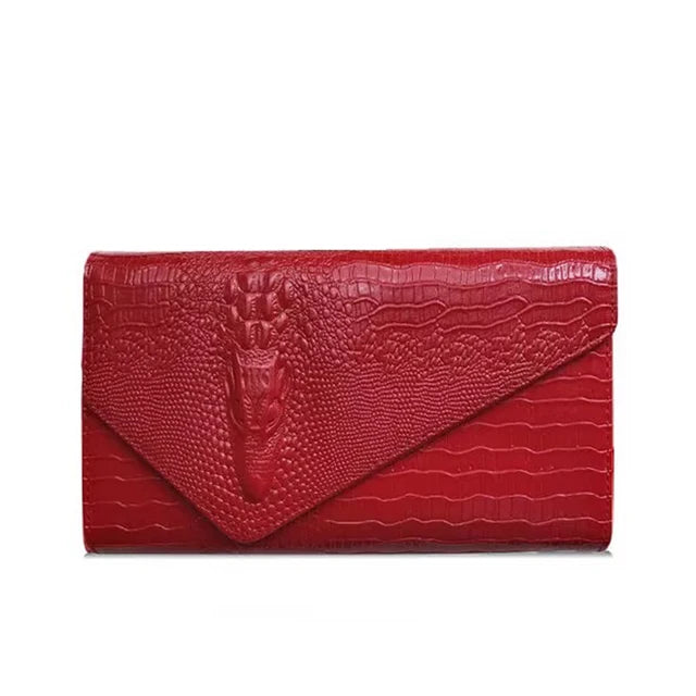 Snakeskin Chain Shoulder Bag – Korean Fashion Crossbody Bag