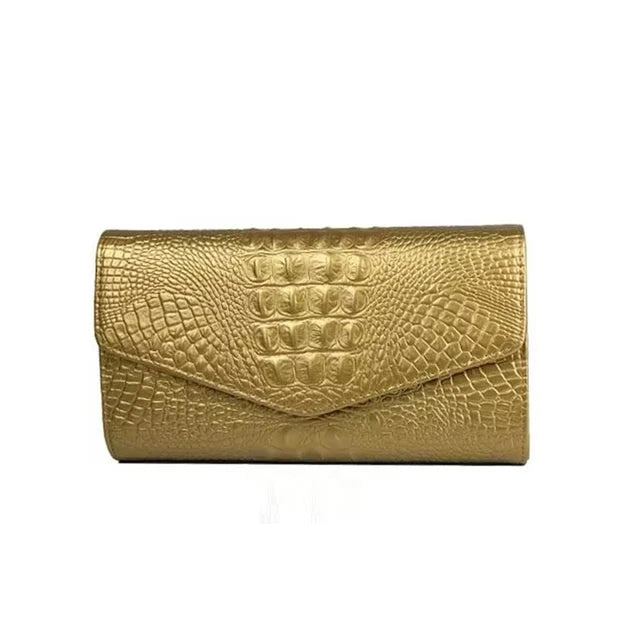 Snakeskin Chain Shoulder Bag – Korean Fashion Crossbody Bag