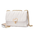 Peach Heart Lock Shoulder Bag Diagonal Cross Bag