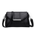 Soft Crossbody Bags For Women Pu Leather Handbags Designer Women Shoulder Bags High Quality Solid Women Messenger Bags