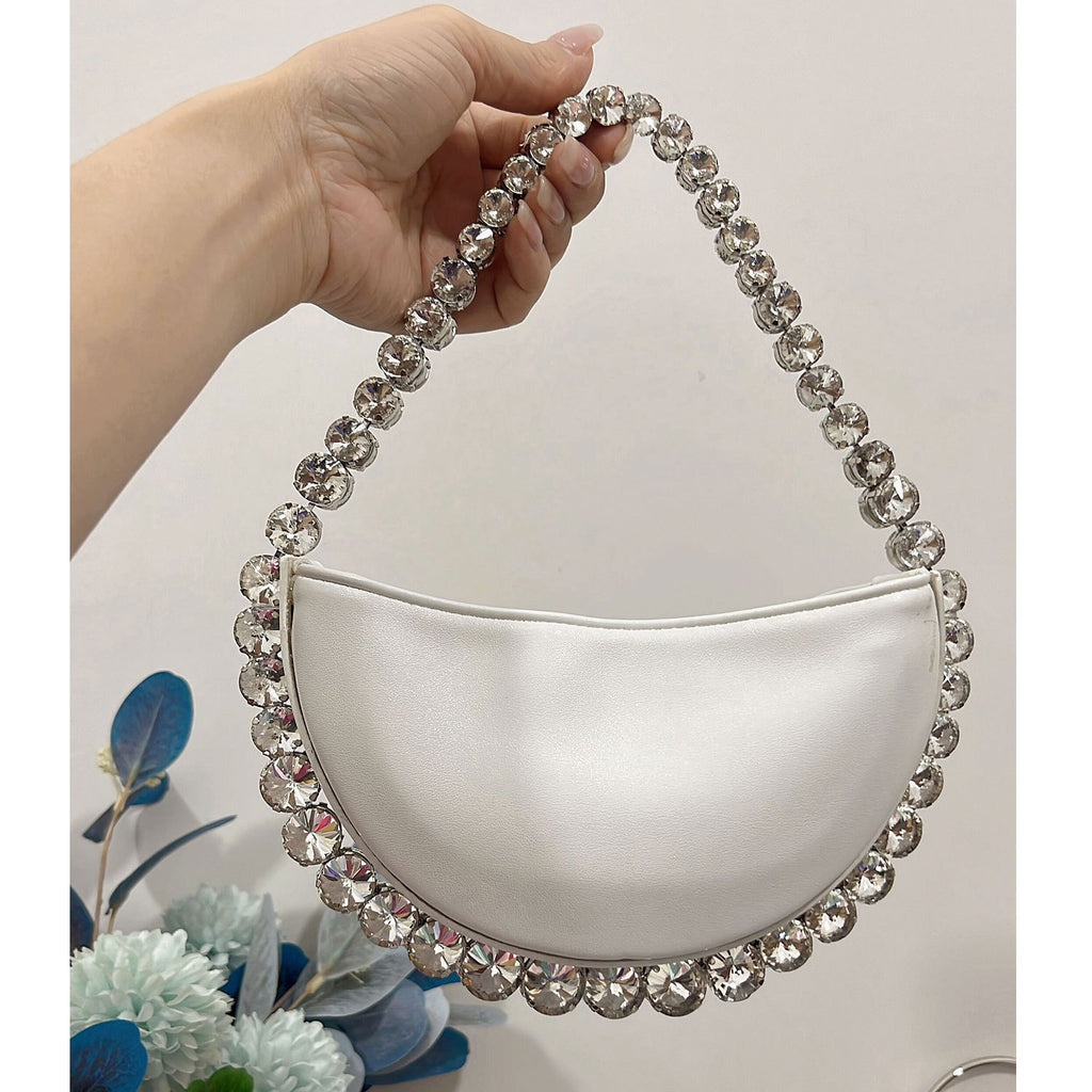 Sequin Diamond Clutch Bag – Women's Rhinestone Evening Purse