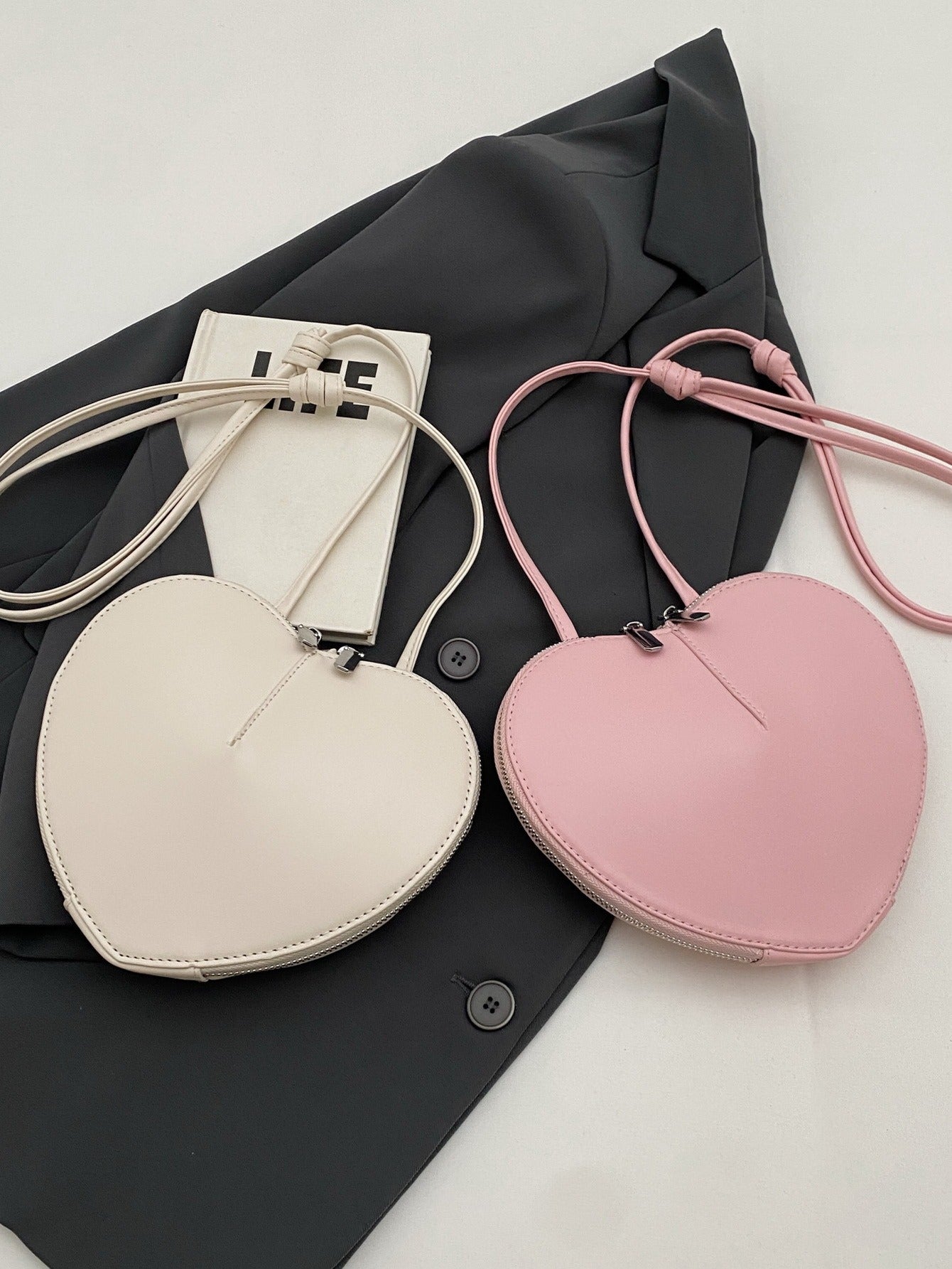 Heart Shape Crossbody Bag – Mini Saddle Bag for Women