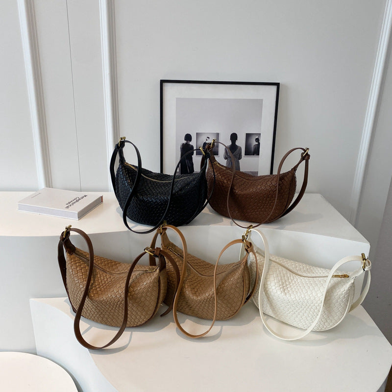 Underarm bag woven crossbody bag