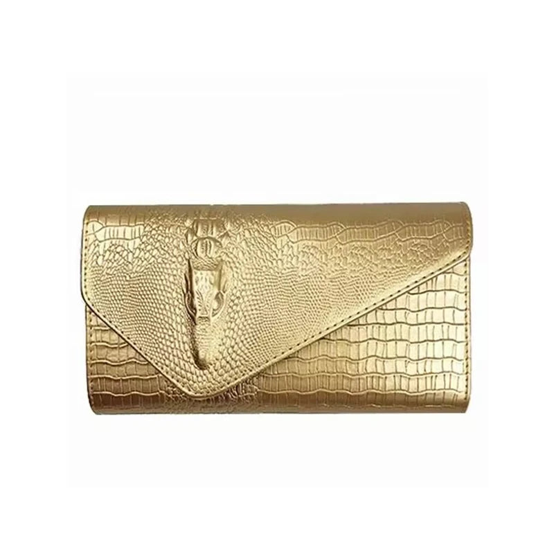 Snakeskin Chain Shoulder Bag – Korean Fashion Crossbody Bag