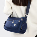 Multi-compartment single-shoulder crossbody bag for women, lightweight, large-capacity single-shoulder bag