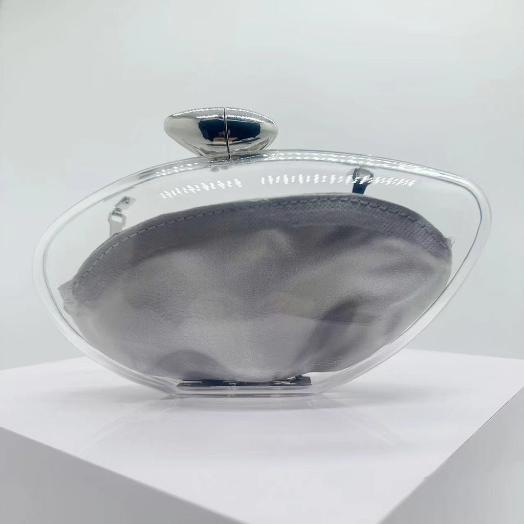 Acrylic Dinner Clutch Bag – Minimalist Transparent Evening Bag