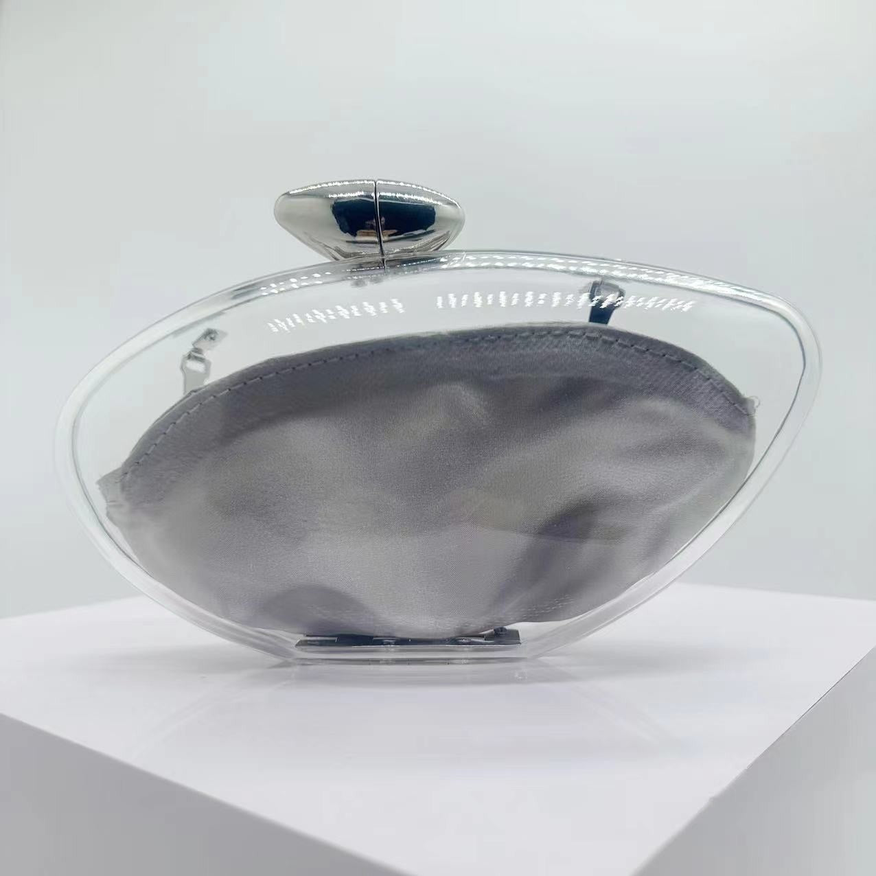 Acrylic Dinner Clutch Bag – Minimalist Transparent Evening Bag