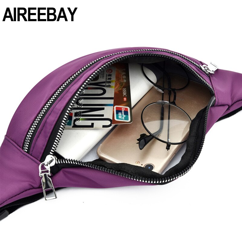 Waterproof Fanny Pack – Women's Waist Bum Bag Travel Bag